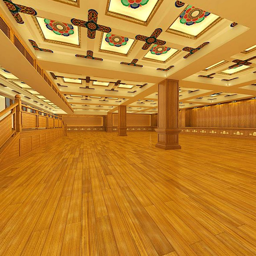 北京二处地下室效果图 缅甸柚木地板方案三.jpg
