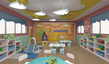 幼儿教室模版